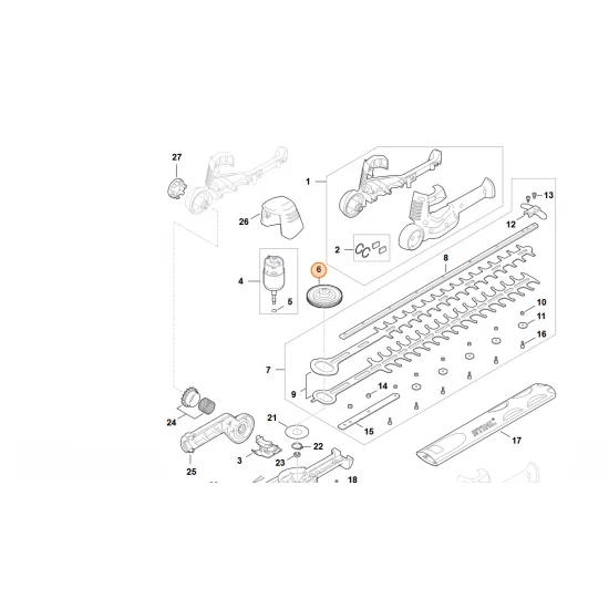 STIHL  Mimośród HA01 640 1600